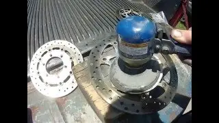 Rotor Polishing on stainless steel
