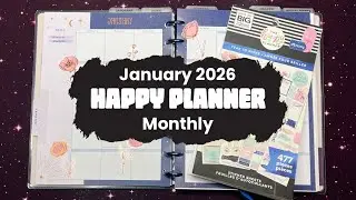January 2026 Monthly | Plan with Me | Happy Planner 
