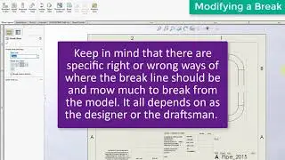 SOLIDWORKS Drawing Tutorial: Break Views