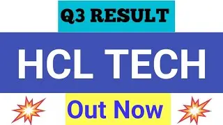 #Hcl q3 results. #Hcl share latest news today 
