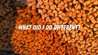 Two Small Additions For The Woodyard & Trying Something Different With My Splits #firewood