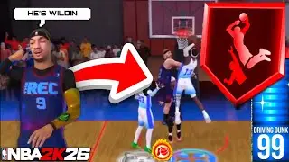 The Power of 99 DRIVING DUNK + LEGEND POSTERIZER is INSANE on NBA 2K26!!! 