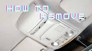VW Golf 6 Dome Light How to Remove DIY