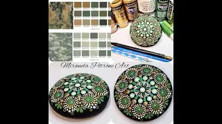 Paint Perfect Mandala Stones: обучающий урок по палитре Camo с Мирандой Питроне