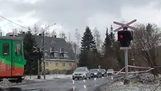 Železniční přejezd VÚD Karlovice (poslední dny do konce provozu!) (11.03.2023)