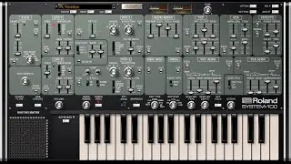 Roland SYSTEM-100 plug-out live demo | ALBA ECSTASY