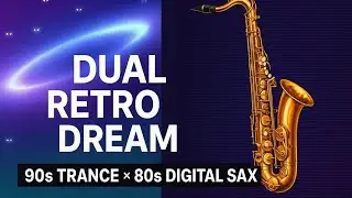 Dual Retro Dream | 90s Trance x 80s Digital Sax (No Copyright) | RawBeats only music 