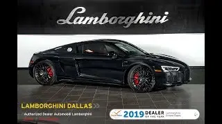 2018 Audi R8 RWS V10 Mythos Black 19L0155A