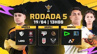 🚨FFWS BR 🏆RODADA 5 - GRUPOS B, C e D | FREE FIRE AO VIVO🚨 #freefire