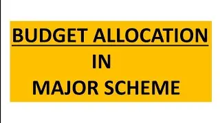 Budget allocation in major schemes 2022-2023 #budget #budget2022 #esic #esicmts #esicmts2022