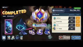 Cookierun TOA : Water Champions Raid #2025 - Season 8 106.3 M ( Sonic Water Cookie - Falling Star )