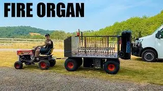 Test Driving The Fire Organ Tractor Trailer At EMF Festival - Part 6