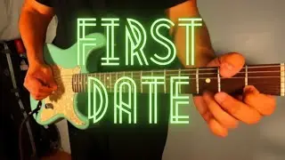 Blink 182 - First Date (Guitar cover with Tom Delonge Stratocaster)