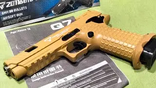 Q7 Combat Master (Tan) Spring Type Airsoft Gun