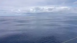 In the center of low pressure system