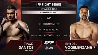 Tiago Santos VS Rhydel Vogelenzang | 🔥 Full Fight | IFP Fight Series, Featherweight World Title #ifp