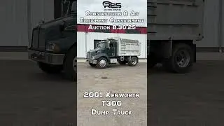 2001 Kenworth T300 Dump Truck #RES #AuctionsWork #Equipment #Construction #AgEquipment #Ohio