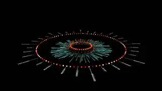 4K UHD Free Video Background   Oscilating Particle Circle