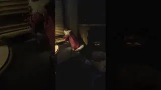 Peeping Santa