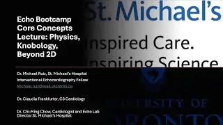 University of Toronto  Echo Boot Camp Intro