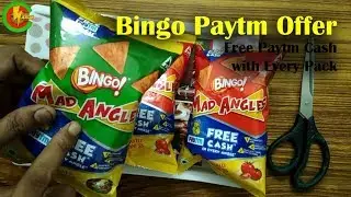 Bingo Mad Angles | Free Paytm Cash Offer | Rs 5 -10 on Every Pack | Bingo Paytm Offer