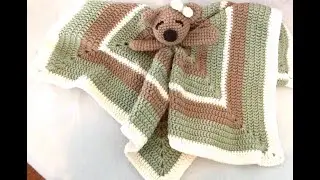 How to Crochet baby blanket or Lovey - Amigurumi Koala Knitting Pattern lavender