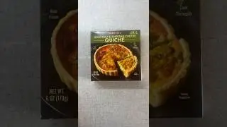 Trader Joe&rsquo;s Broccoli And Cheddar Cheese Quiche #vegetarianrecipies #review