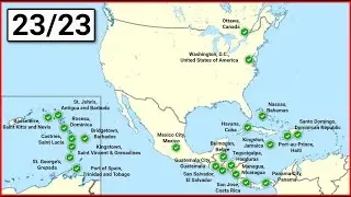 Can I Name All 23 Capital Cities In North America?
