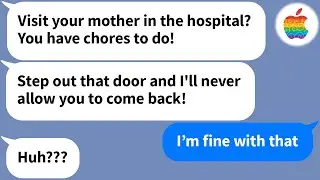 【Apple】 My toxic mother-in-law forbid me from visiting my mom in the hospital...