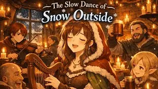 The Slow Dance of Snow Outside | Medieval Winter Tavern Folk Song