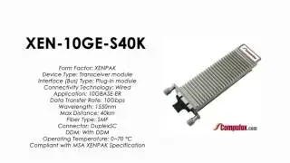 XEN-10GE-S40K  |   ZTE compatible 10GBase-ER XENPAK 1550nm 40km