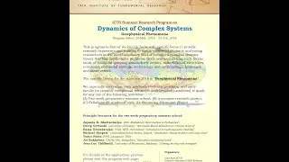 Introduction to hydrodynamic stability by Rama Govindarajan (Part 1)