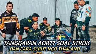 TANGGAPAN AOR77 SOAL STRUK YANG DI PAKAI TEKNO TUNER
