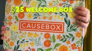 CAUSEBOX SPRING WELCOME BOX UNBOXING