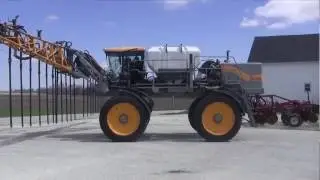 Seeding cover crops with a Hagie sprayer