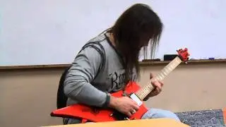 Steve Blaze of Lillian Axe Performs at Delgado Community College
