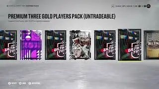 *Nhl 22 hut* premium three gold players pack 90+ purple! #nhl22hut #packopening