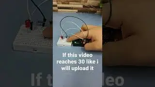 push button using led