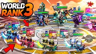 МИРОВОЙ РАНГ 3 с ЧЕТЫРЕМИ АНГЕЛАМИ-БЛИЗНЕЦАМИ - Summoners War