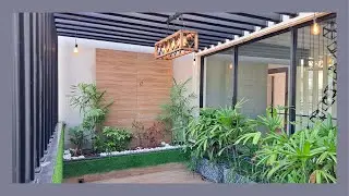 How To Create Minimal Tropical Garden in Your Home | Indoor Garden Design Idea For Small Space