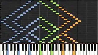 Sound of Weaving Pattern (Piano Midi Art)