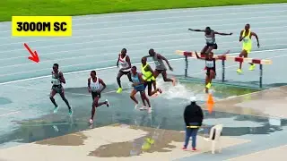 Abraham Kibiwot Wins Men's 3000m Steeplechase Final | AK Track & Field Meet 2023