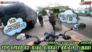 TOP SPEED RX-KING BOBAN C33 VS SMR JOGJA | RIDING BARENG @ekookemotovlog5238 SIRKUIT BRIGIF CIMAHI