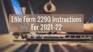 Efile Form 2290 Instructions for 2021 2022