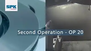 Brake disc machining in three operations