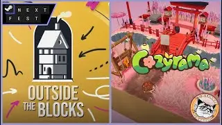 🔴Cozy Designing Demos | Next Fest 2025 | Cozyrama | Outside the Blocks |