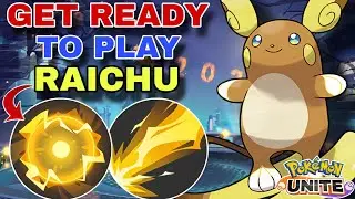 Get Ready to Play The New Sp. Attacker ALOLAN RAICHU | Electro Ball + Thunderbolt | Pokemon Unite