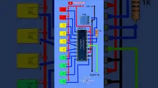 VU Meter | Music Reactive LED Circuit for Bass & Beats | Lights That Dance to Music #musiclight #diy