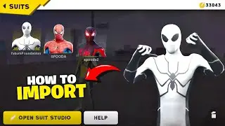 How to Import Spiderman Suit in Spider Fuser Game 🔥