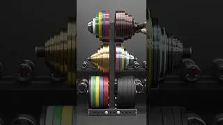 👍 Vertical Gym Plate Storage - Listen the sound 👂#gymshorts #gym #shorts
